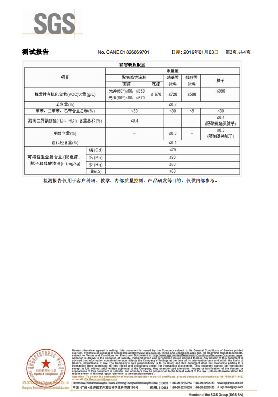 亿橙木蜡油底油检测报告